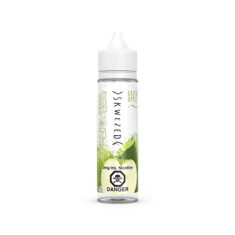 Green Apple E-Liquid (60ml) - Skwezed