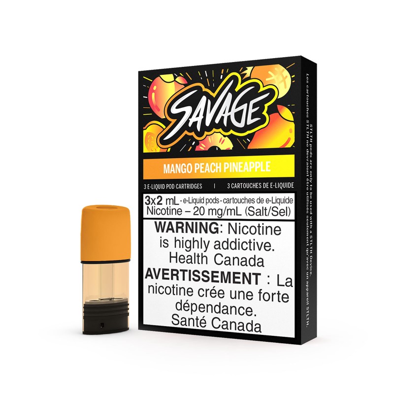 Mango Peach Pineapple - Savage STLTH Pods