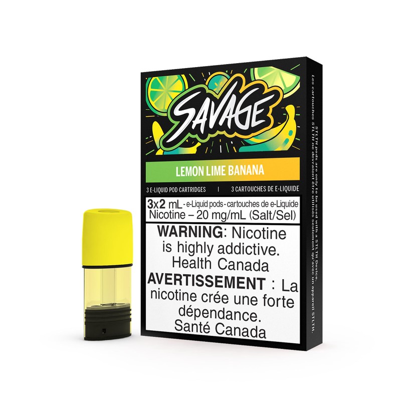 Lemon Lime Banana - Savage STLTH Pods