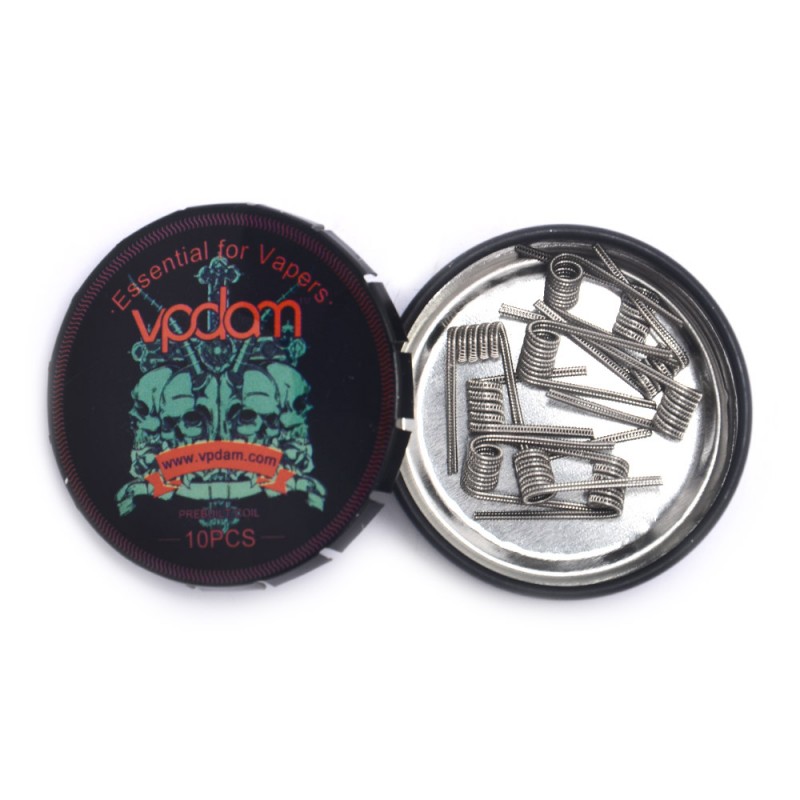 VPDAM Ni80 Staggered prebuilt coils 0.2